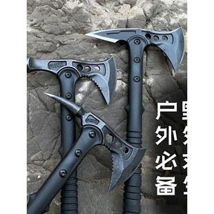 工兵斧砍骨刀砍树斧头刀防身特种兵多功能手斧头刀开刃野外生存