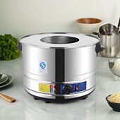 电蒸笼不锈钢蒸蒸馒头小笼包电蒸锅商用小型三孔子蒸包炉包子机