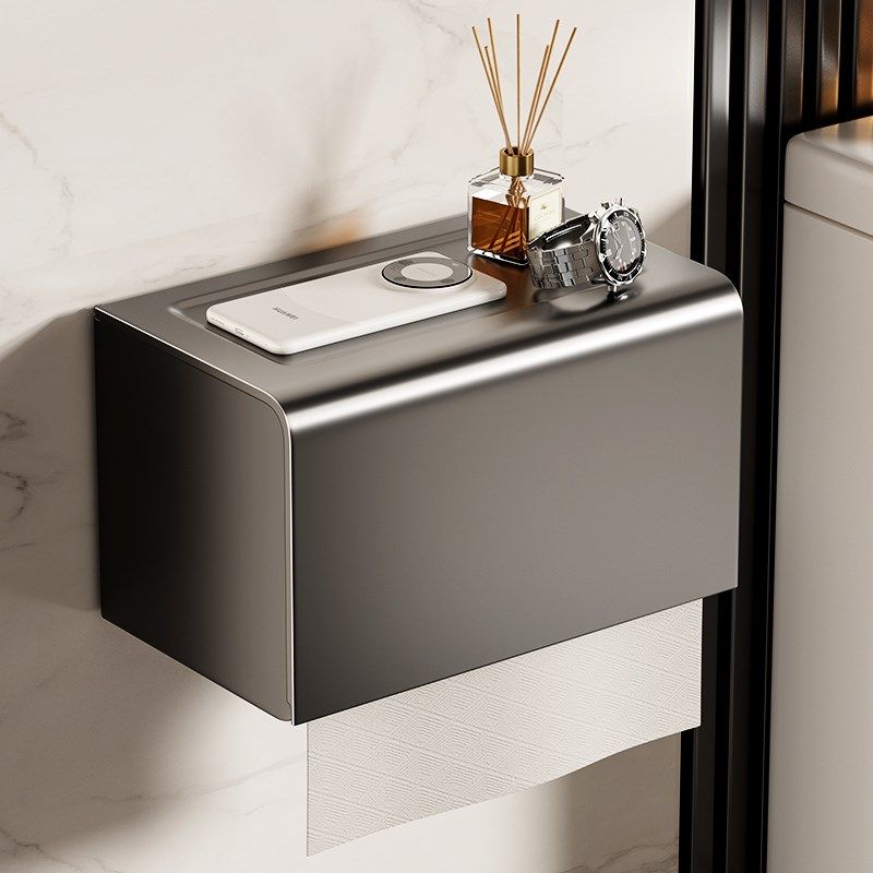 卫生间厕纸c盒擦手纸盒挂壁式厕所纸巾架酒店高级太空铝防水免打,家装主材,卷纸器/纸巾架,淘宝优惠券,粉丝福利购,淘宝优惠卷