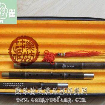 包邮森雀洞箫专业紫竹双插口三节箫六孔八孔F调G调送自学礼包