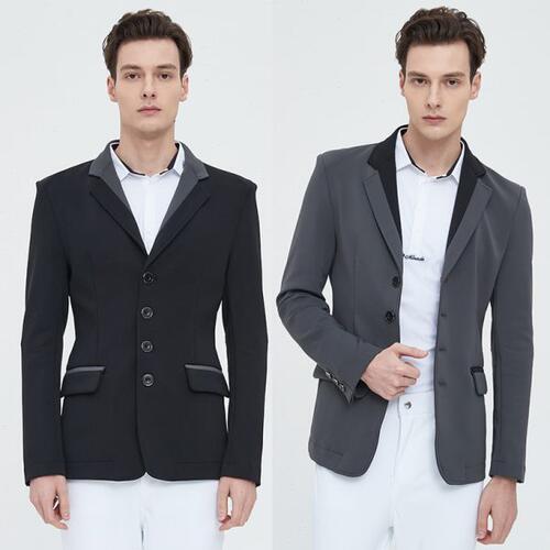 夏季马术骑士服成人男士比赛西服马术障碍考级骑士服装骑行外套