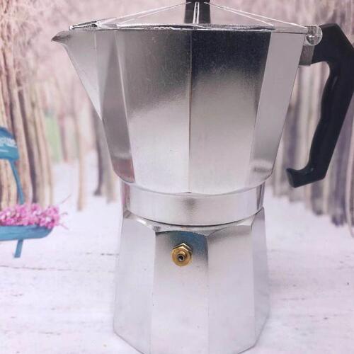 意大利铝制模卡咖啡壶欧式铝咖啡壶八角壶杯Italian coffee pot