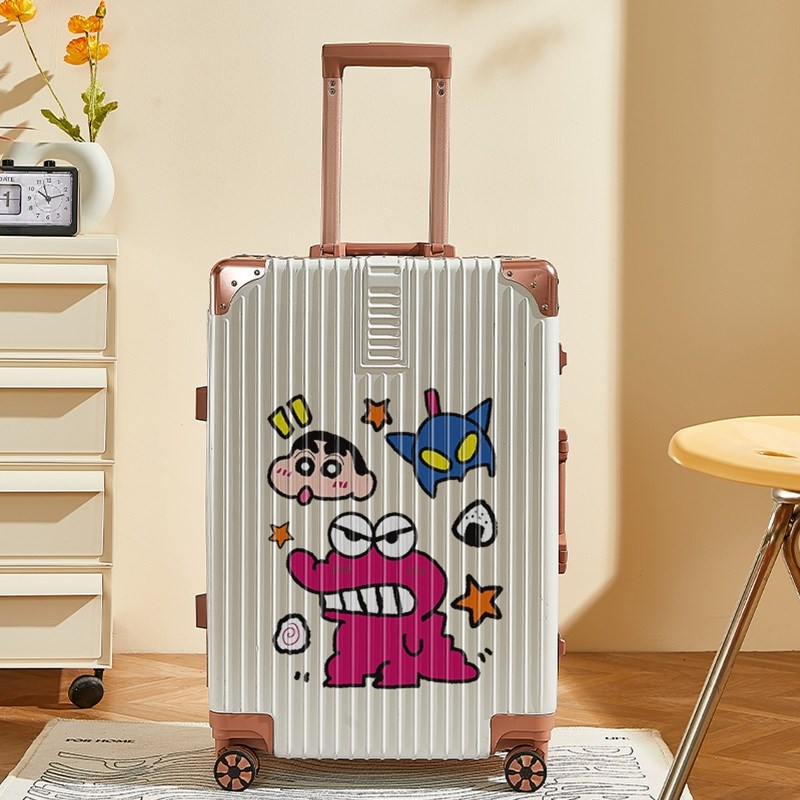 DJ行李c箱女卡通动漫学生住校箱子拉杆箱大容量旅行箱静音密码箱