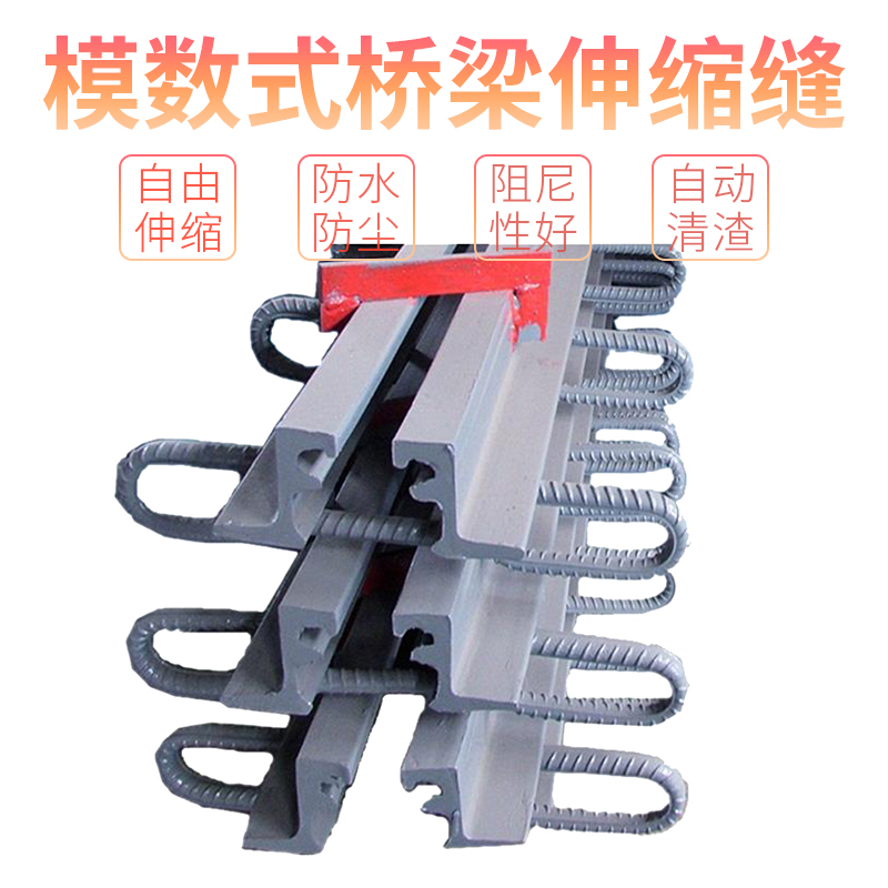 公路桥梁伸缩缝GQF-Dp40E80型F型模数式伸缩缝桥梁橡胶支座毛勒缝
