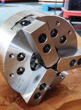 千岛CHANDOX三爪高速中空油压夹头液压卡盘OP-208数控车床用