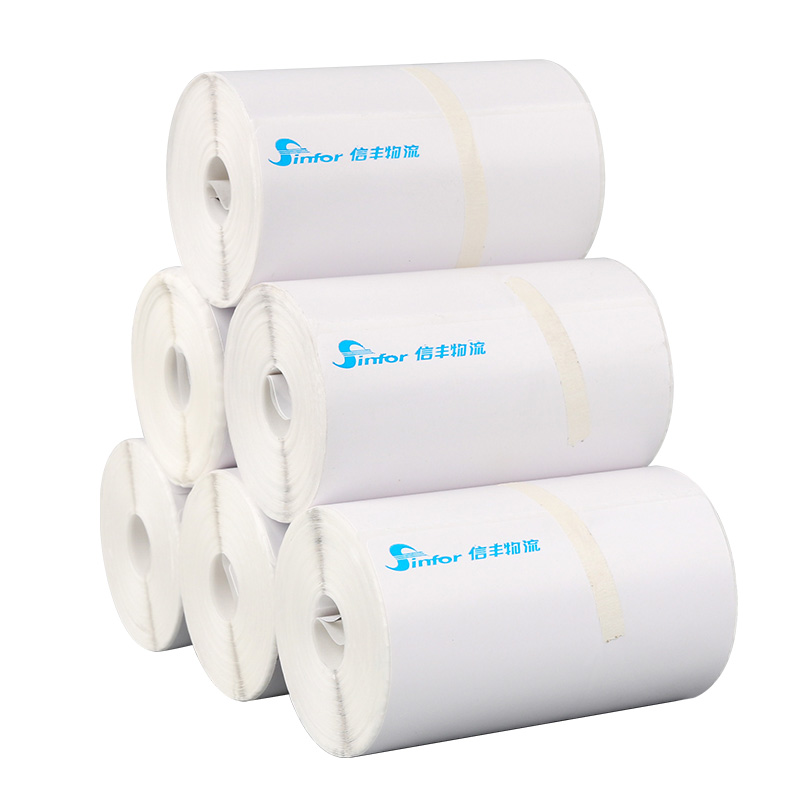 信丰物流便携式快递打印纸p热敏打印纸76*105mm*100张 10卷包邮