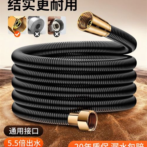 花洒软管淋浴雨喷头家用热水器连接配件不锈钢水管子出水通用套装