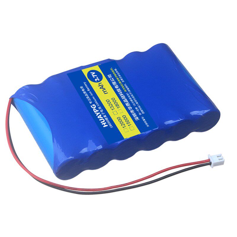 3.7V锂电池组18650大容量6节并联横排可充电带双重保护板音箱电瓶