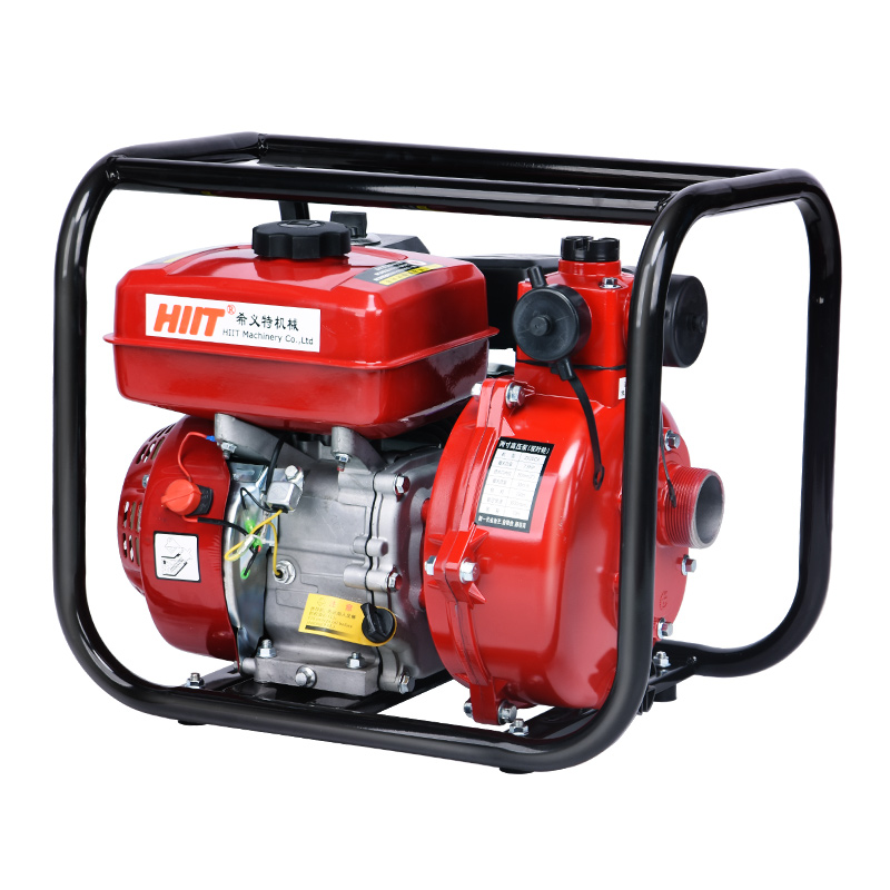 双叶轮高扬程100米水泵汽油自吸泵农用家用灌溉抽水机高压消防泵