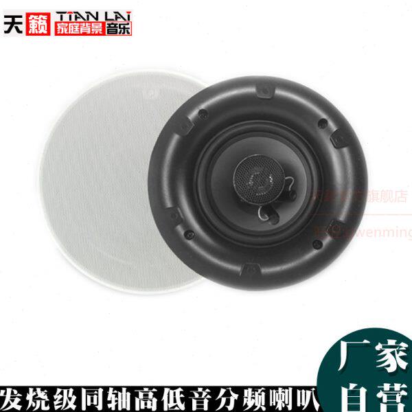 天籁TL-52H 高保真吸顶喇叭天花喇叭窄边框喇叭 自吸式网罩喇叭