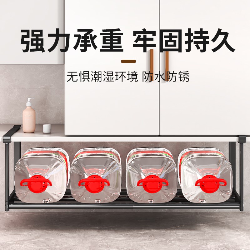 伸缩脸盆架免打孔卫生间挂盆神器浴室置物架洗手台下盆子收纳架子