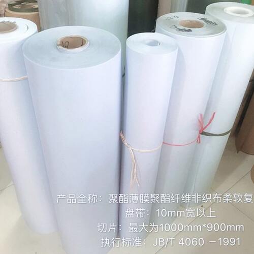 6630聚脂薄膜复合材料绝缘电机变压器绝缘纸白色DMD纸0.15mm宽1米