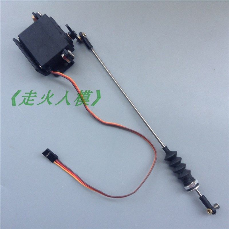 995金属舵机+金属支架+M2 M3不锈钢拉杆+球头+风琴 舵机转向套