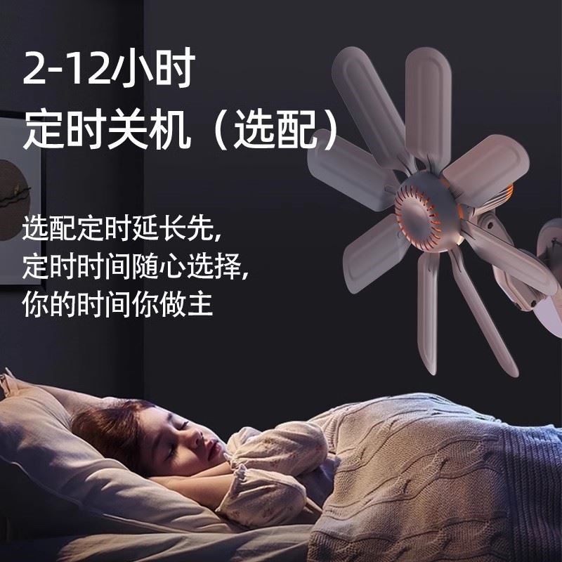 台夹电风扇壁扇壁挂式厨房小风扇免打孔桌面家用化妆室宿舍迷你型