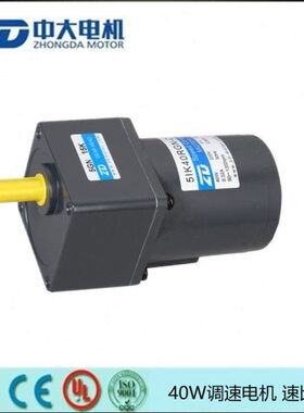 大N1K调速电机电动机减速-5I540K /DN 小马达W Z40RG齿轮中5GC