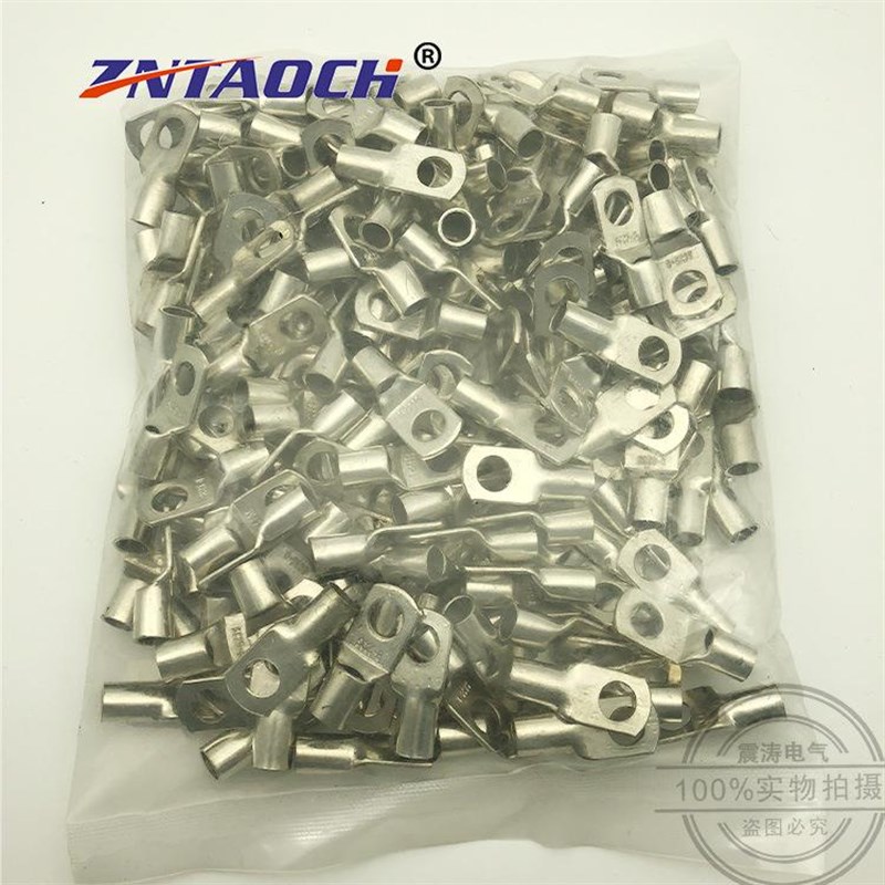 SC25-d8铜接线端子25平方窥口铜鼻子铜线耳DTGA紫铜镀锡接线鼻