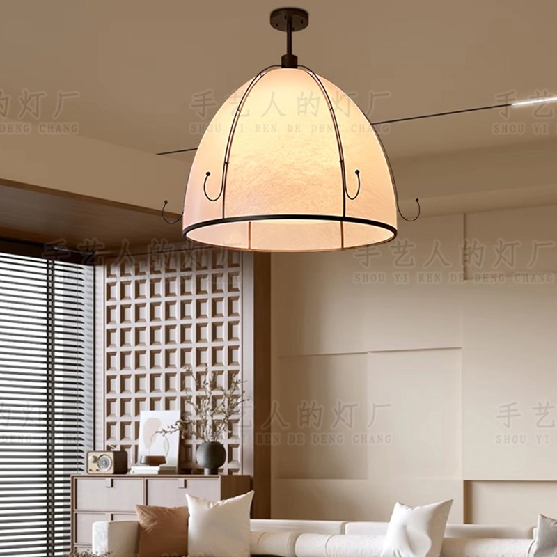 日式诧寂风布艺餐厅法式奶油风复古D民宿客厅卧室咖啡饭店吧台吊