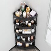 浴室置物架多层转角家用落地式 储物架收纳三角可移动傍厕所卫生间