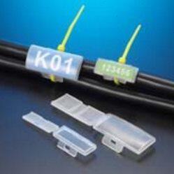 KSS线标 MC-1标示盒 线缆标志框9*30 透明号码盒扎带捆扎电线标记