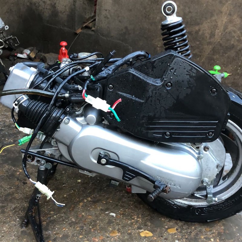 二手五羊本田小公主100cc踏板发动机总成优悦喜悦通用机头