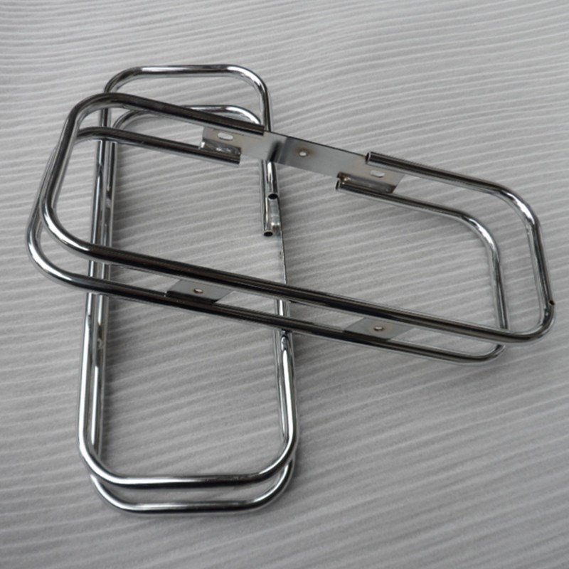 摩托车五WY125羊后货架后尾架挂箱支架白色边箱侧箱固定安装架子