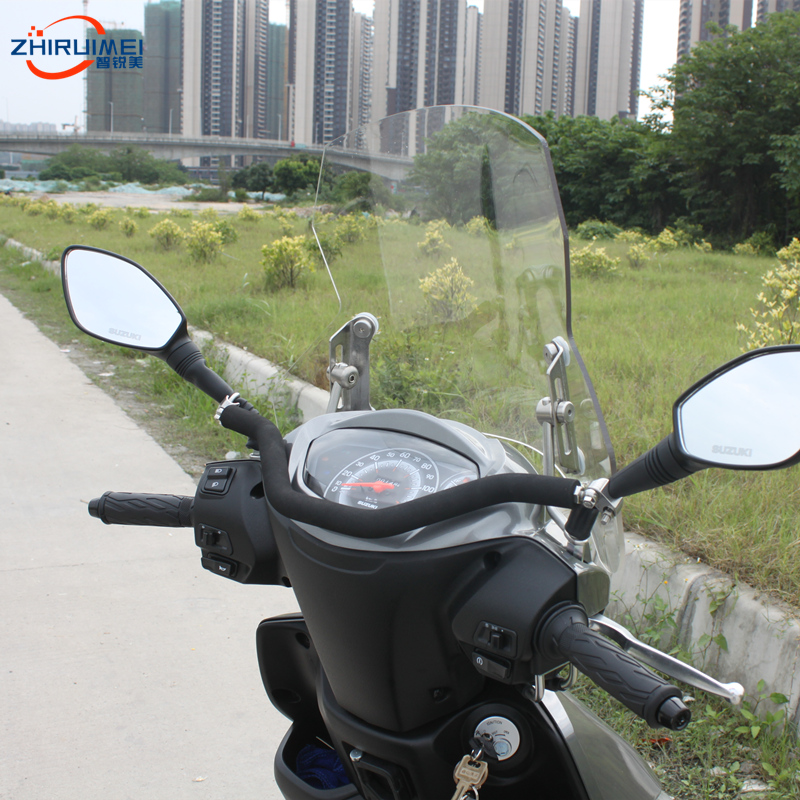 智锐美适用于铃木UU125改装横杆支架多功能小孩扶手摩托车平衡杆