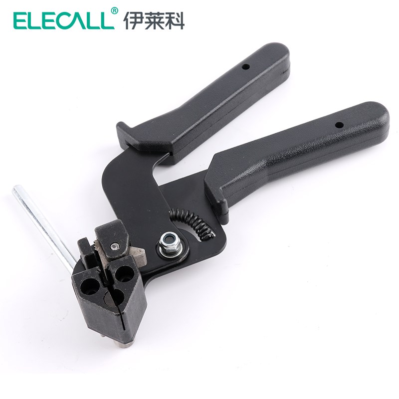 伊莱科不锈钢扎带钳电缆捆扎收紧剪扎带钳ELE-G600金属扎带收紧器