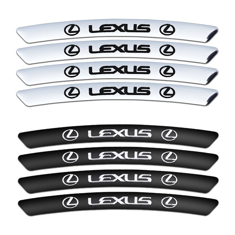 雷克萨斯ES200NX200CT200HUX260RX300轮毂贴纸改装轮眉轮胎车贴标