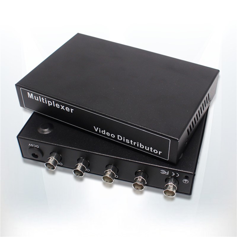 1分4监控视频分配器模拟BNC信号一进四出分支器摄像头多点路观看