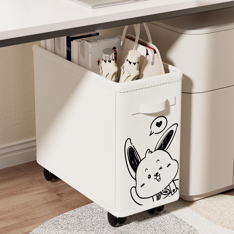 办公室桌下置物架可移动储物筐y工位放包带轮小推车宿舍书包收纳,收纳整理,整理架/置物架/收纳架,淘宝优惠券,粉丝福利购,淘宝优惠卷