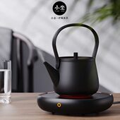 小型迷你电陶炉家用玻璃烧水壶铁壶烧水茶观炉坐煮煮茶器银壶小Z5