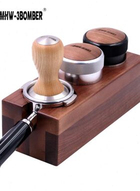 包邮ER咖啡机机手柄轰B手柄咖啡炸锤粉木质BOM底座3压支架MHW -