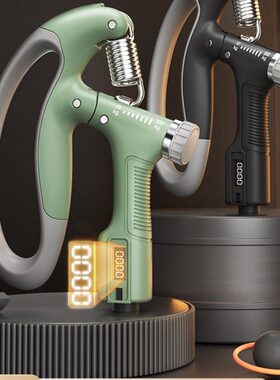 g男可调节练手手010专业力臂肌锻炼握力器电子计数k指腕力训练器