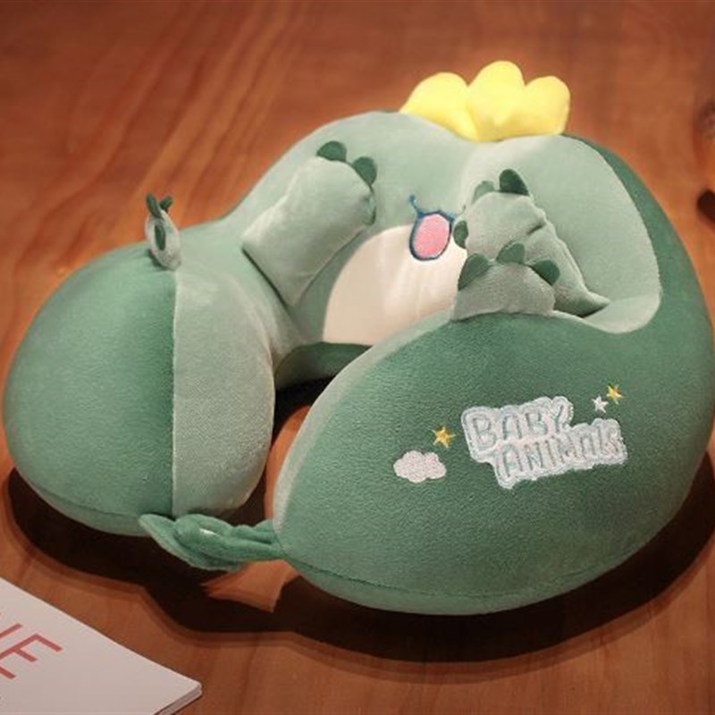 可爱卡通u型枕护颈椎记忆棉办公室午睡专用脖枕脖子靠W枕枕头u形