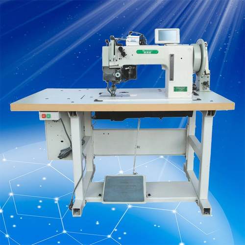 自动化缝纫机全自动双针单梭粗线花饰工业缝纫机智能缝纫机厂家