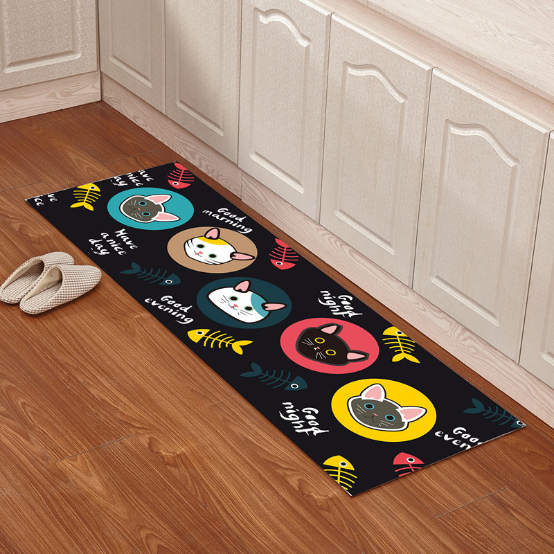 厨房地垫长条防滑吸水可机洗 进门门厅脚垫浴室防滑垫卧室床边垫