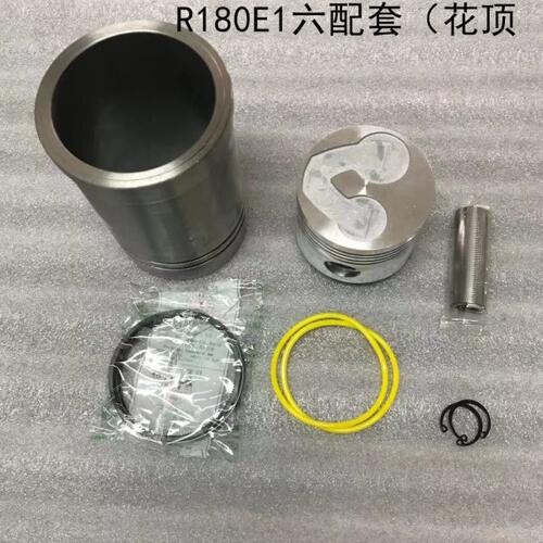 水冷常柴柴油机配件R175 R180四配套六配套缸套活塞组合件6 8马力