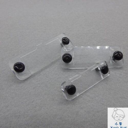 有机玻璃单层标字框 18*60mm 100只/包 电控柜箱体透明标字框