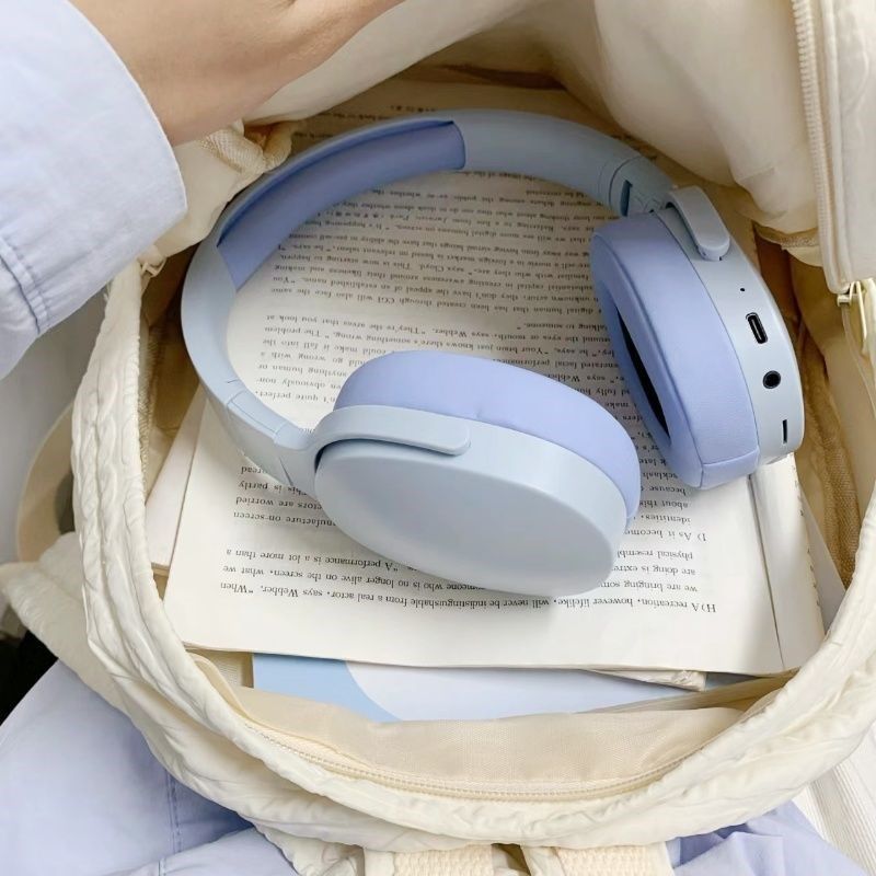 超长续航高音质头戴式蓝牙耳机真无线运动带耳麦降噪电脑电竞游戏