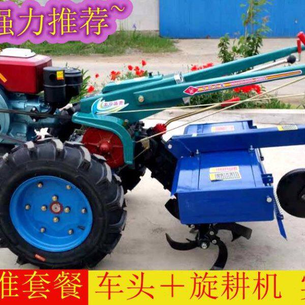 8马力柴油手扶拖拉机开沟起垄播种常州常柴常发水旱田旋耕耕地机