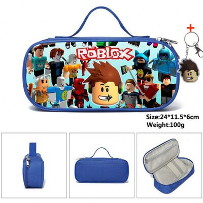 ROBLOX笔袋罗布乐思文具盒中小学生卡通动漫铅笔盒大容量可手提