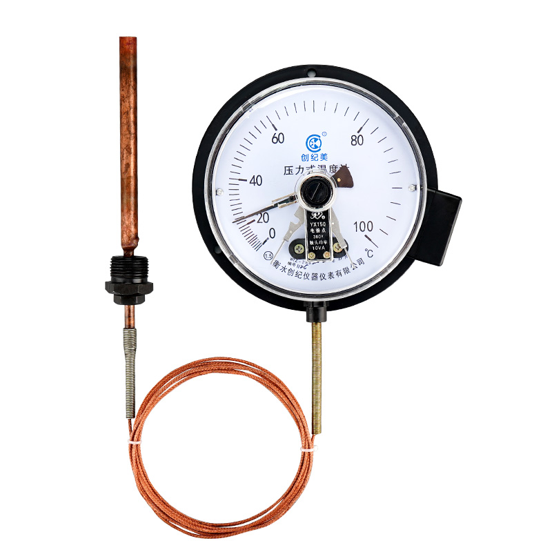 WTZ-288电接点压力式温度计温度表油温变压器水温上下限控制