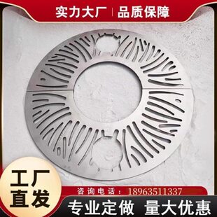 不锈钢树池篦子钢板切割树穴盖板 树坑护树板 树围子围挡围边厂家