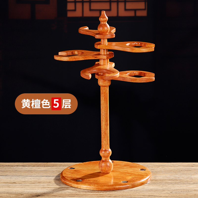 实木葫芦丝e专用架放5-3支葫芦丝挂钩放置架挂架摆放架支架收纳架