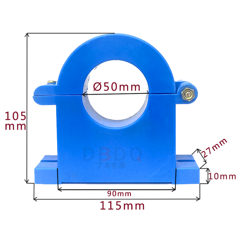 丁本三相开口式电流互感器开启s式交流卡扣高精度0.5 100/5  50/5