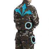 赛玛空调服男款 工作服充电焊工防紫外线防暑 工地降温神器带风扇