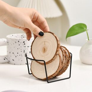 复古木质隔热杯垫碗垫餐垫编织防烫盘垫实木餐桌垫砂锅垫子耐高温