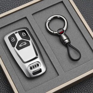 专用23款 奥迪a4l钥匙套q5l扣a6l包a3汽车q3高档q2l保护壳Q7L男A5