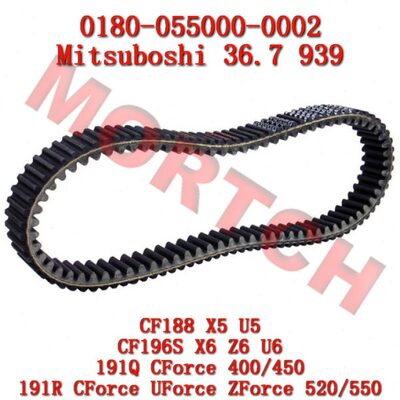 适用X6 CF625全地形车ATV沙滩CF500齿形传动带36.7*939驱动皮带X5