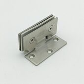 精铸不锈钢小号浴室夹淋浴房无框玻璃门夹90度定位合页橱柜门铰链